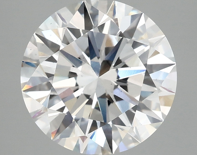 4.06 carat round F VS2 IGI certified lab grown diamond