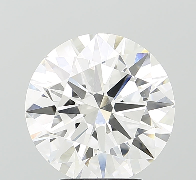 4.05 carat round F VVS2 IGI certified lab grown diamond