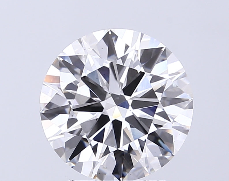 3.01 carat round E VS2 IGI certified lab grown diamond