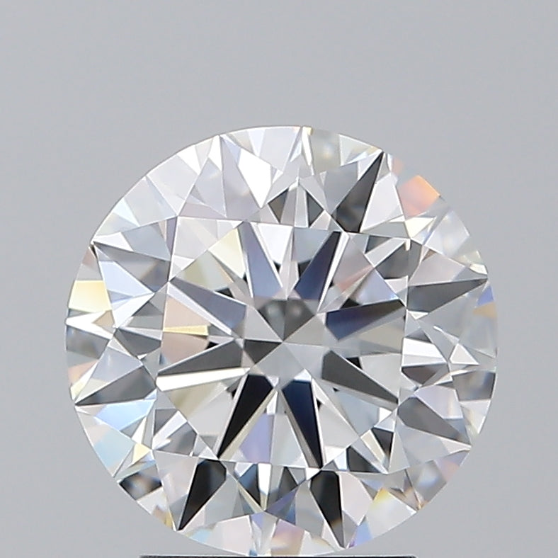 3.02 carat round F VVS2 IGI certified lab grown diamond