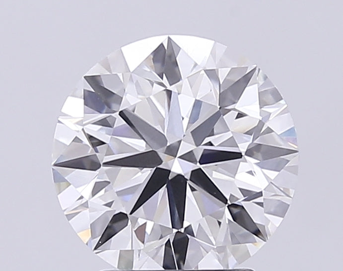 3.00 carat round F VVS2 IGI certified lab grown diamond