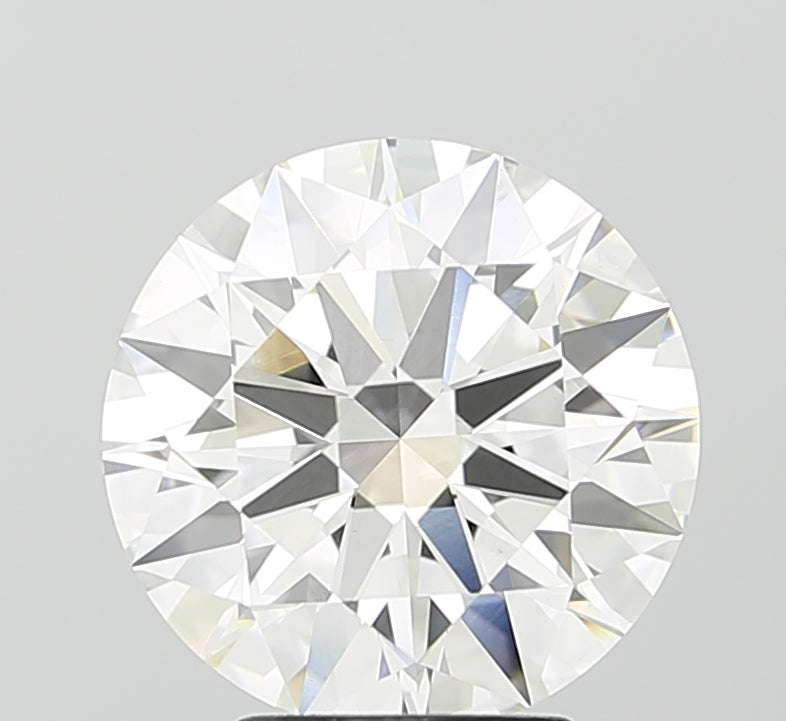 4.03 carat round F VVS2 IGI certified lab grown diamond
