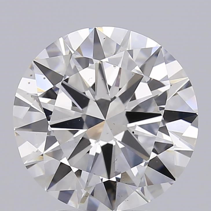 4.00 carat round F VS2 IGI certified lab grown diamond