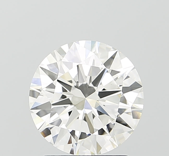 2.01 carat round F VVS2 IGI certified lab grown diamond
