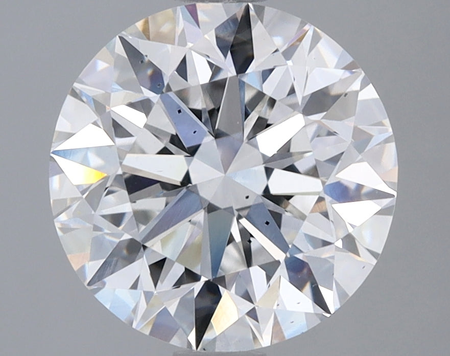 3.00 carat round E VS2 IGI certified lab grown diamond