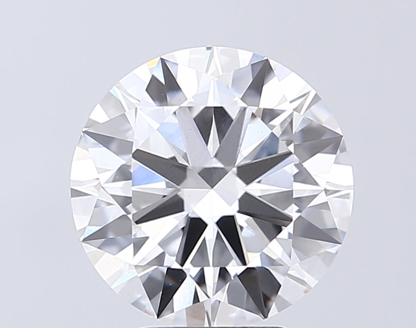 4.04 carat round E VS2 IGI certified lab grown diamond