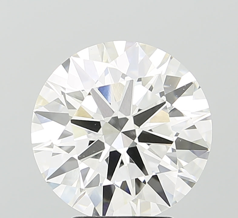 4.04 carat round F VVS2 IGI certified lab grown diamond