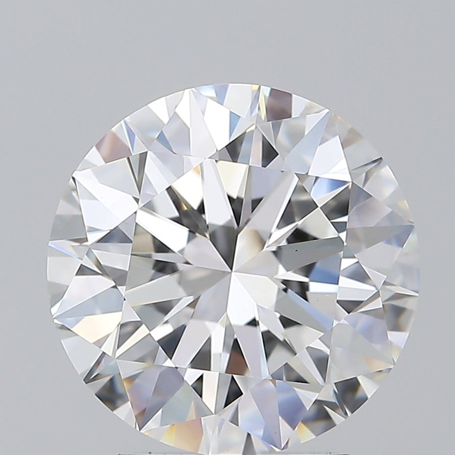 3.07 carat round F VS1 IGI certified lab grown diamond