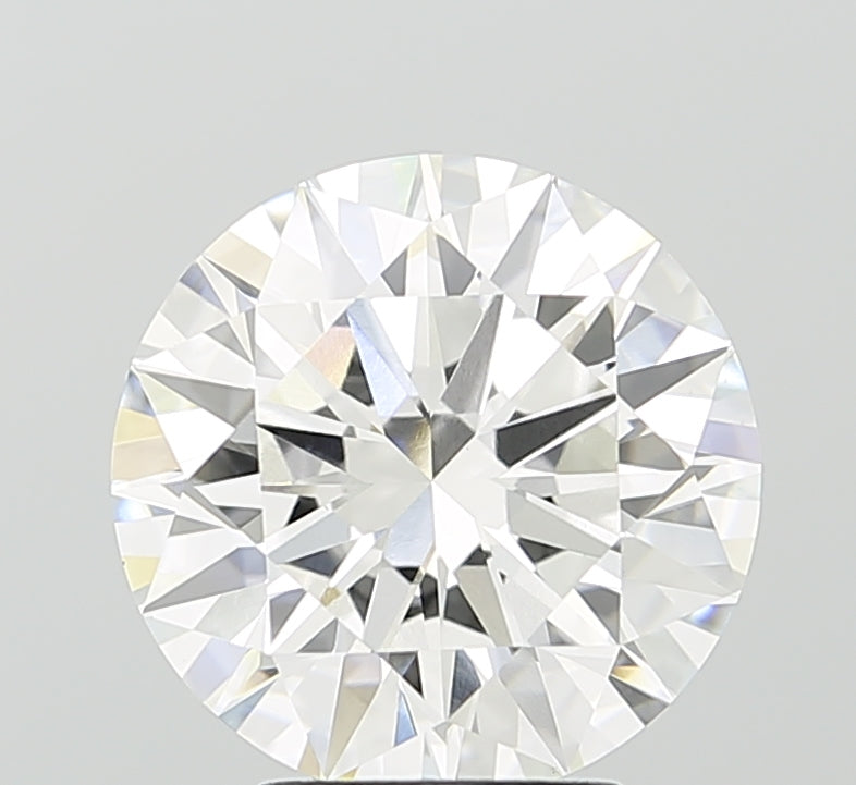4.05 carat round F VVS2 IGI certified lab grown diamond