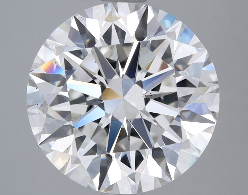 4.02 carat round E VS2 IGI certified lab grown diamond