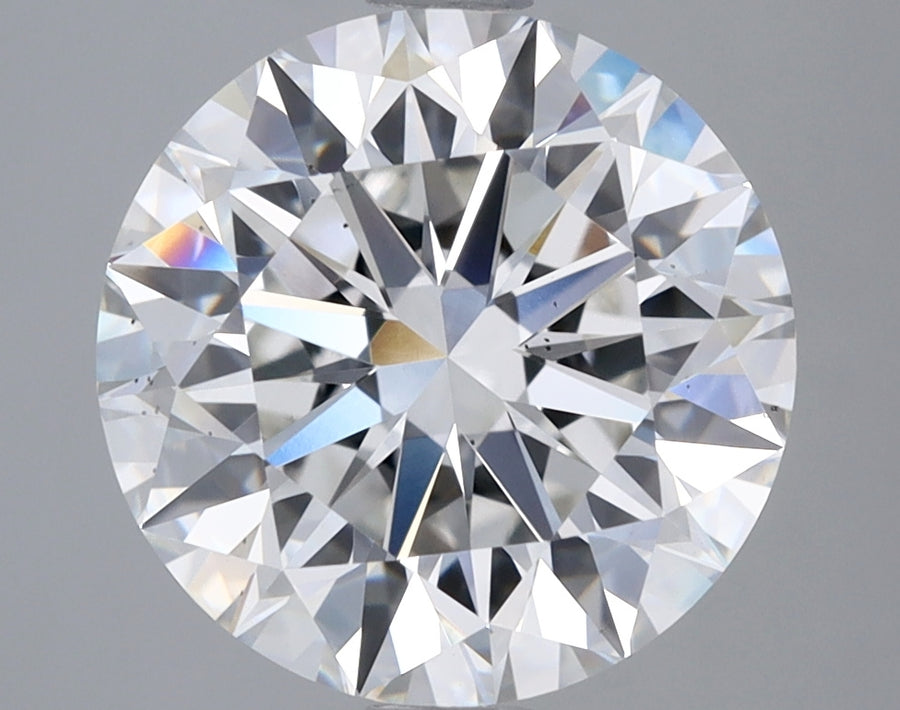 4.02 carat round E VS2 IGI certified lab grown diamond